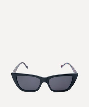 Liberty - Black With Print Angular Sunglasses image number 0