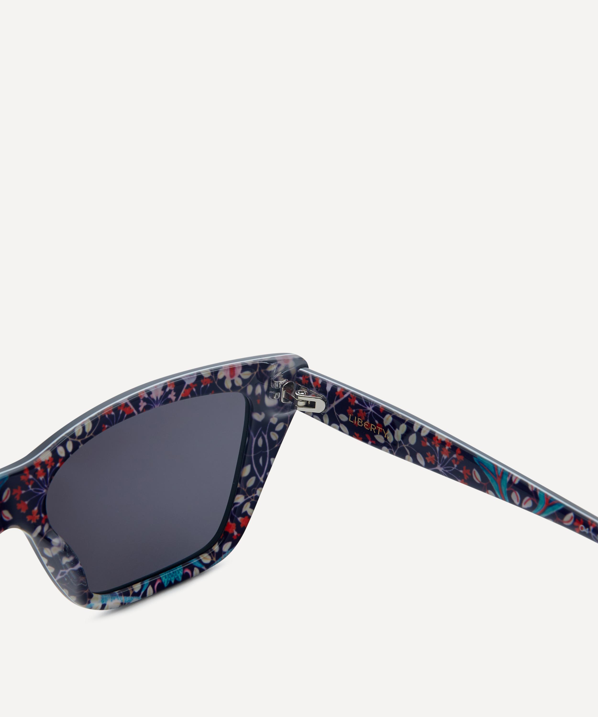 Liberty - Black With Print Angular Sunglasses image number 3