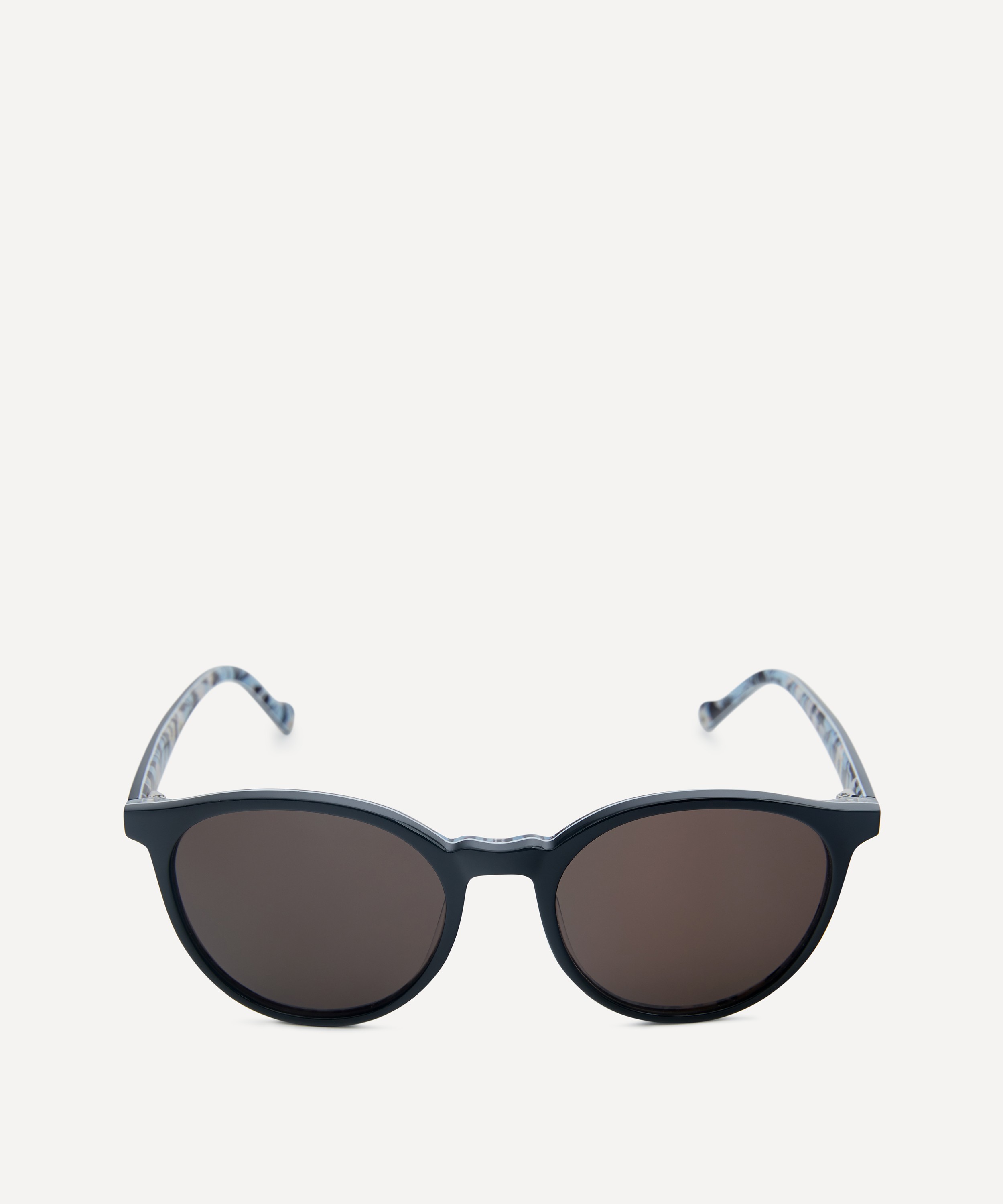 Liberty - Black With Print Round Sunglasses image number 0