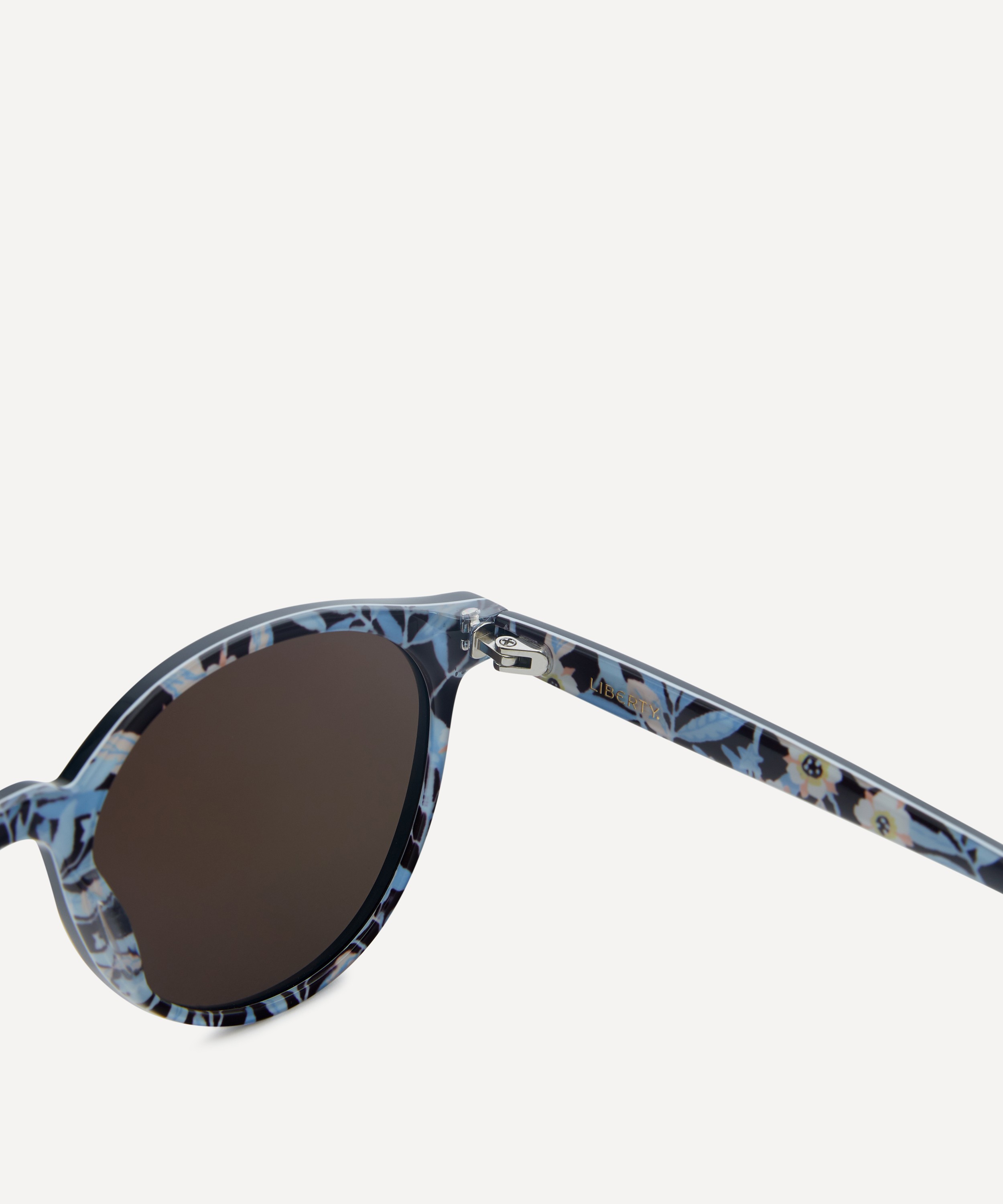 Liberty - Black With Print Round Sunglasses image number 2
