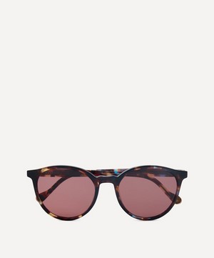 Liberty - Black With Print Round Sunglasses image number 4