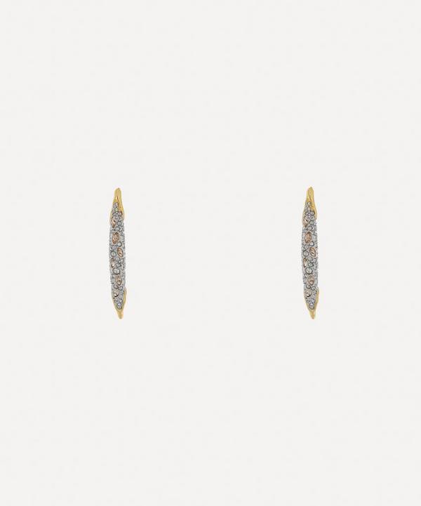 Alexis Bittar - 14ct Gold-Plated Solanales Crystal Spear Stud Earrings