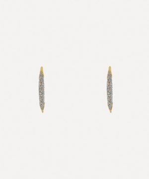 Alexis Bittar - 14ct Gold-Plated Solanales Crystal Spear Stud Earrings image number 0