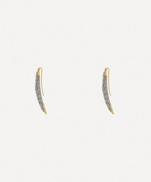 Alexis Bittar - 14ct Gold-Plated Solanales Crystal Spear Stud Earrings image number 1