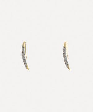 Alexis Bittar - 14ct Gold-Plated Solanales Crystal Spear Stud Earrings image number 1