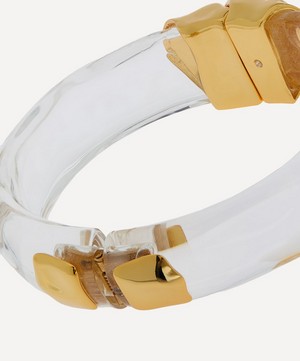 Alexis Bittar - 14ct Gold-Plated Molten Lucite Hinge Cuff Bracelet image number 3