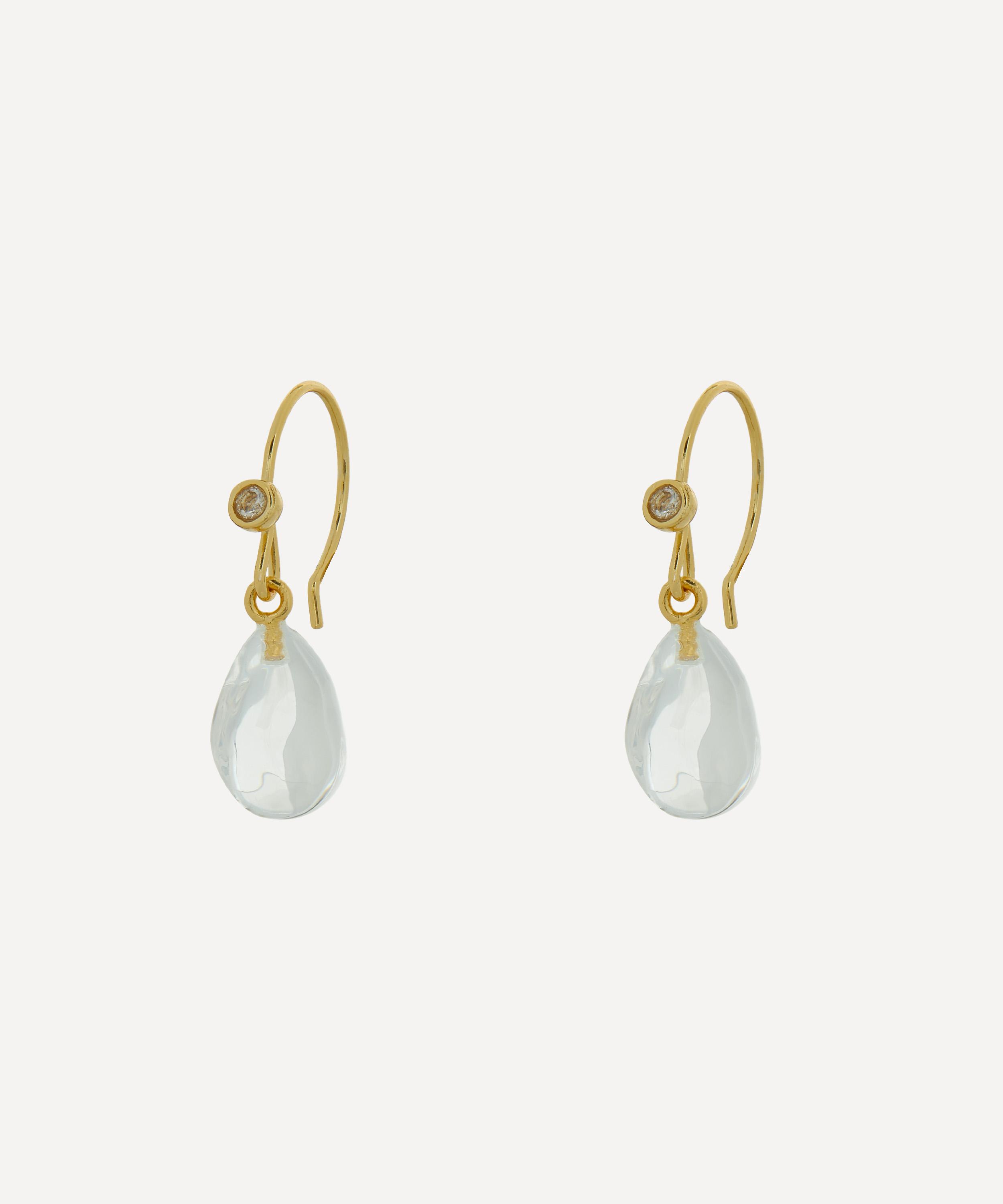 Alexis Bittar - 14ct Gold-Plated Lucite Teardrop Earrings image number 2