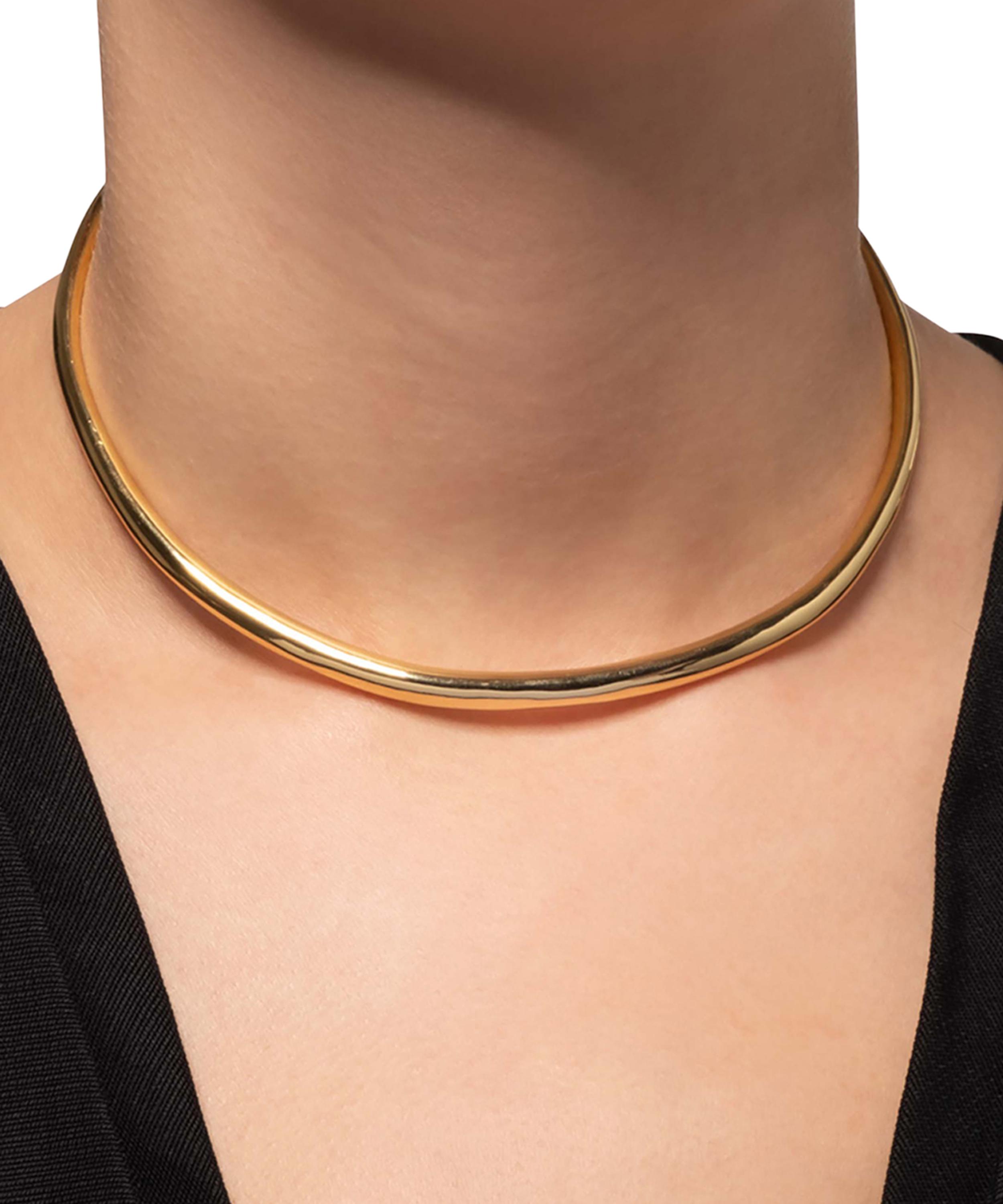 Thin Collar Necklace - Silver – ALEXIS BITTAR