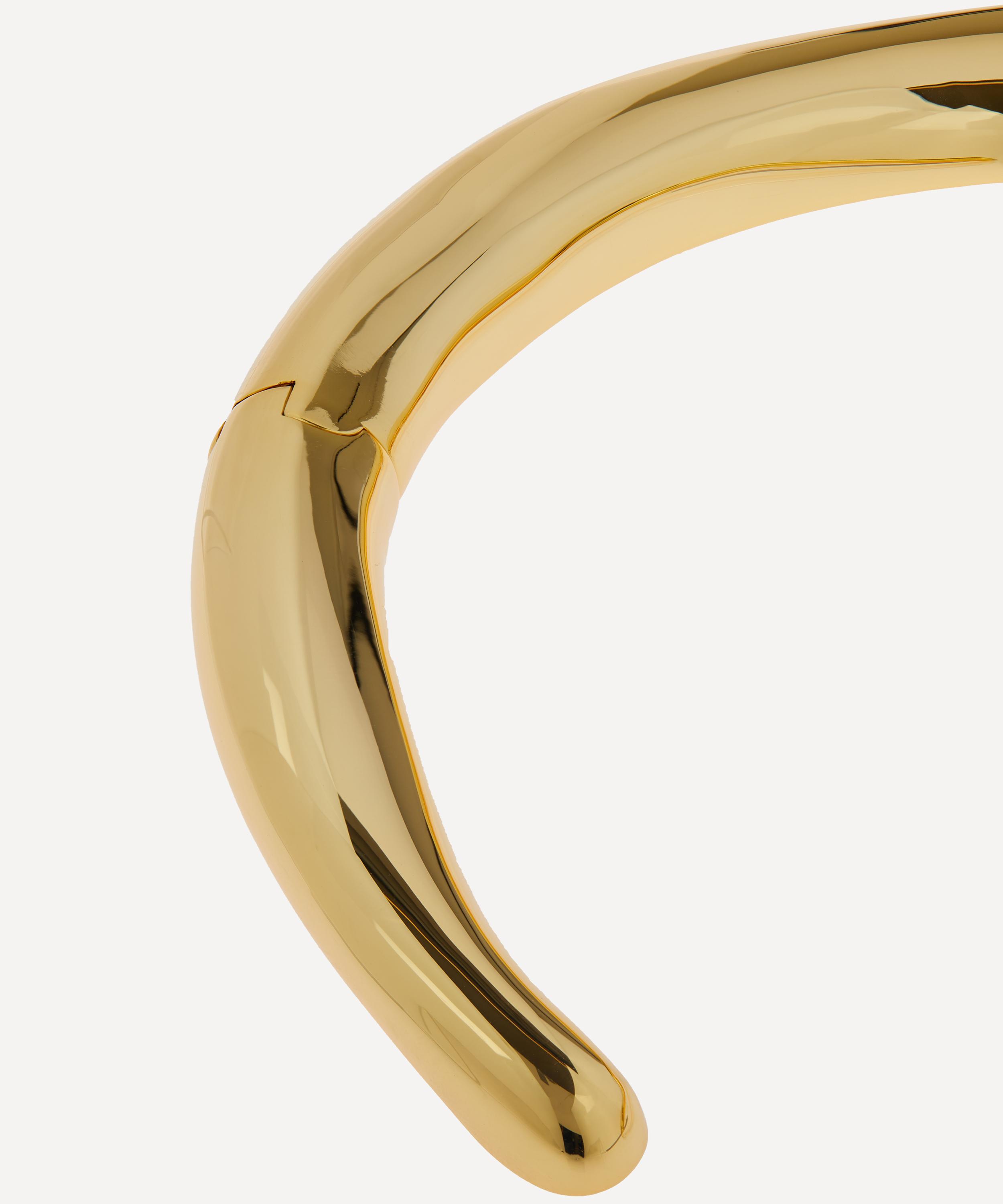 Alexis Bittar Lucite and online Gold Hinge Collar