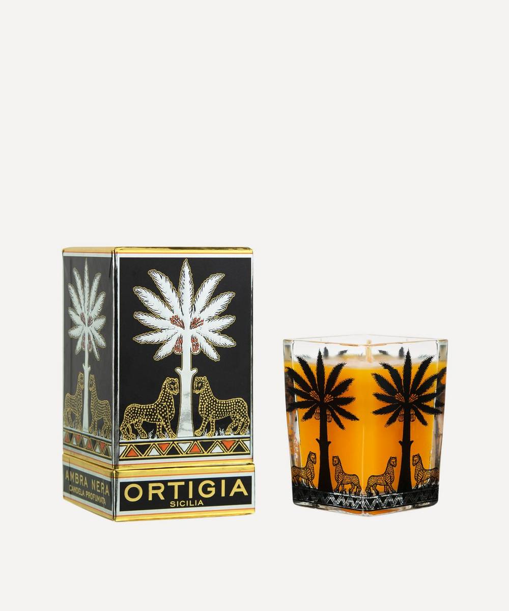 Ortigia - Ambra Nera Square Candle 170g