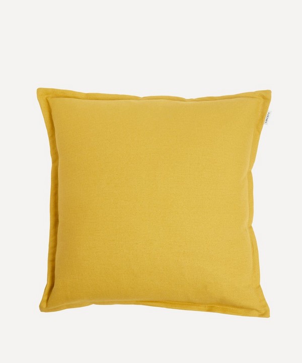 Liberty - Yellow Benmore Linen Square Cushion image number null
