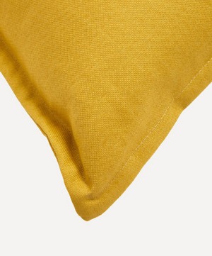 Liberty - Yellow Benmore Linen Square Cushion image number 2
