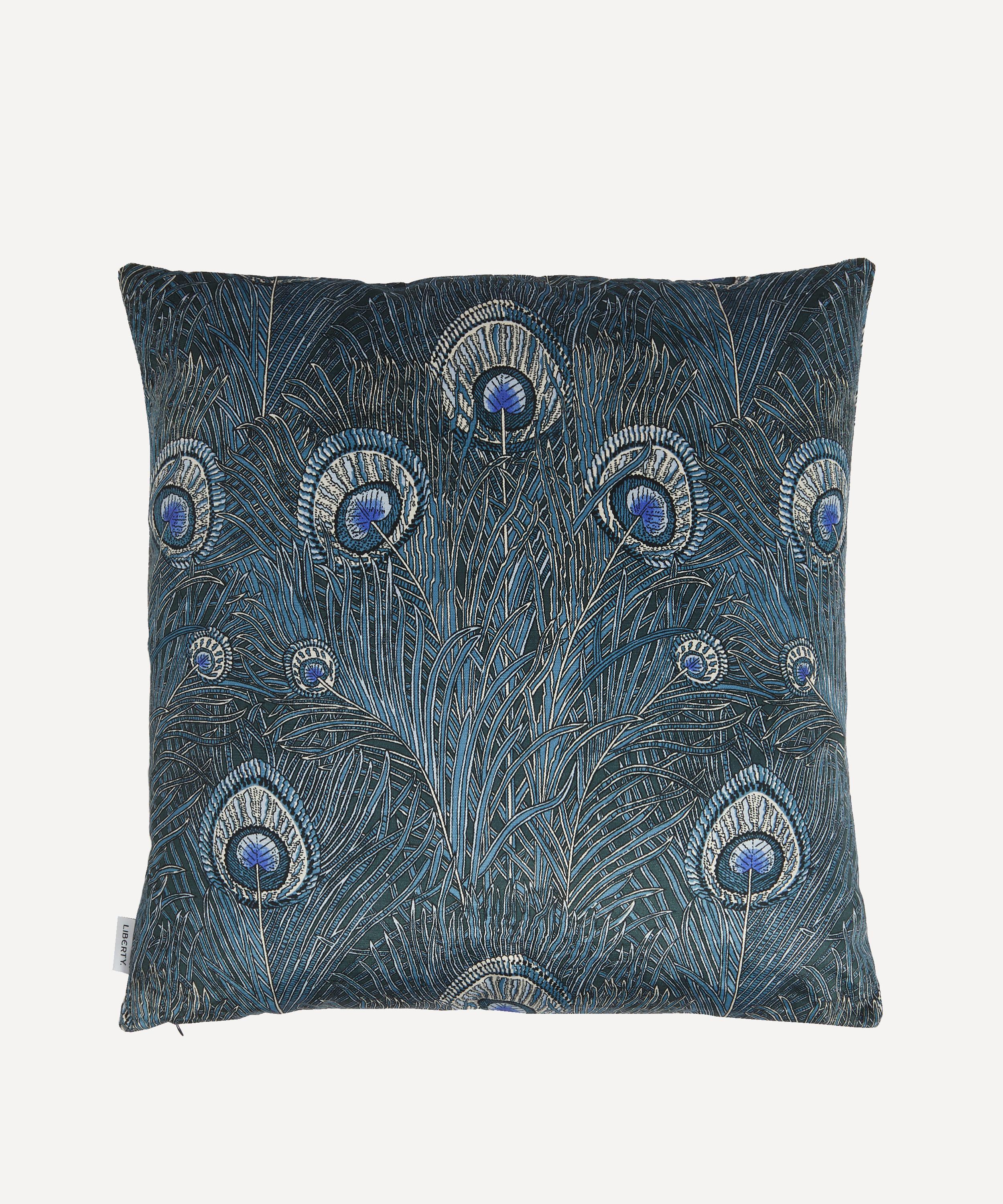 Liberty - Hera Feather Square Velvet Cushion image number 1