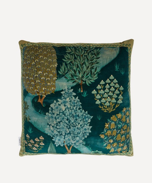 Liberty - Persian Garden Square Velvet Cushion image number 0