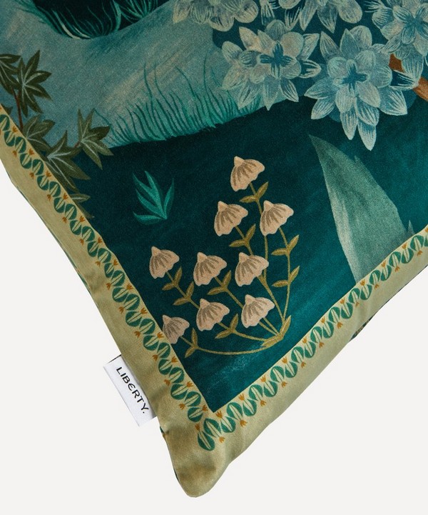 Liberty - Persian Garden Square Velvet Cushion image number 2