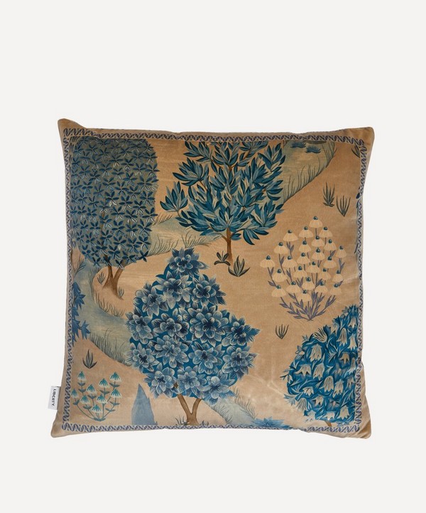Liberty - Persian Garden Square Velvet Cushion