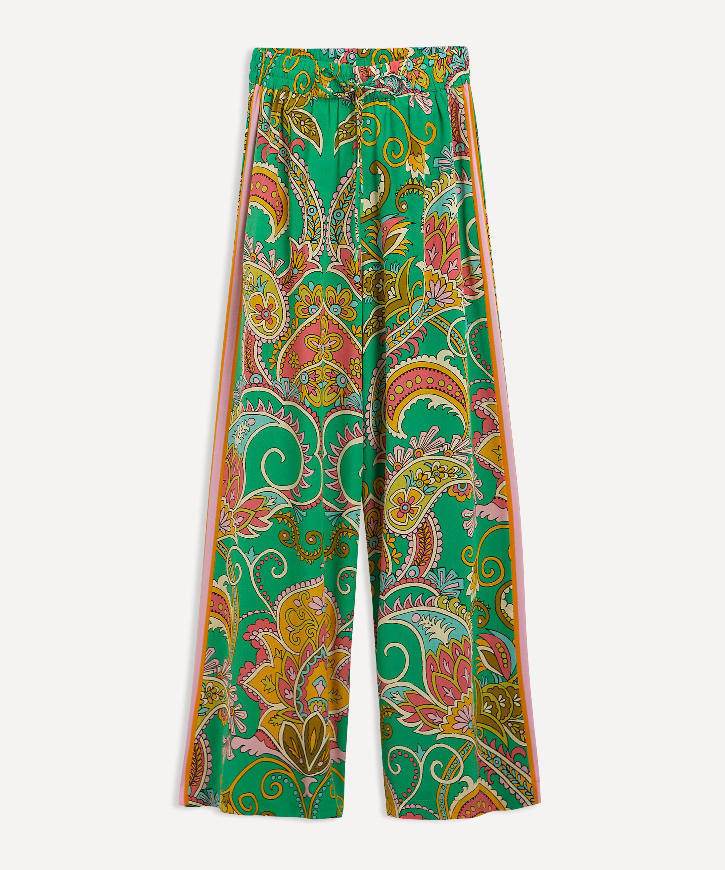 ALEMAIS Marion Silk Trousers