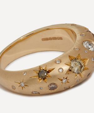 Balint Samad - 9ct Gold Stargazer Diamond Ring image number 2