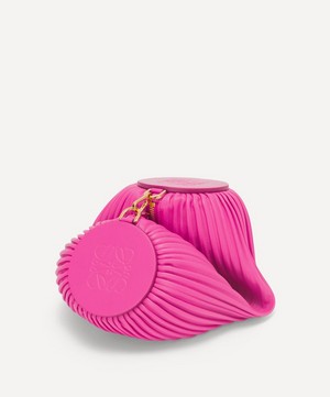 Loewe - x Paula’s Ibiza Pleated Leather Bracelet Pouch Bag image number 1