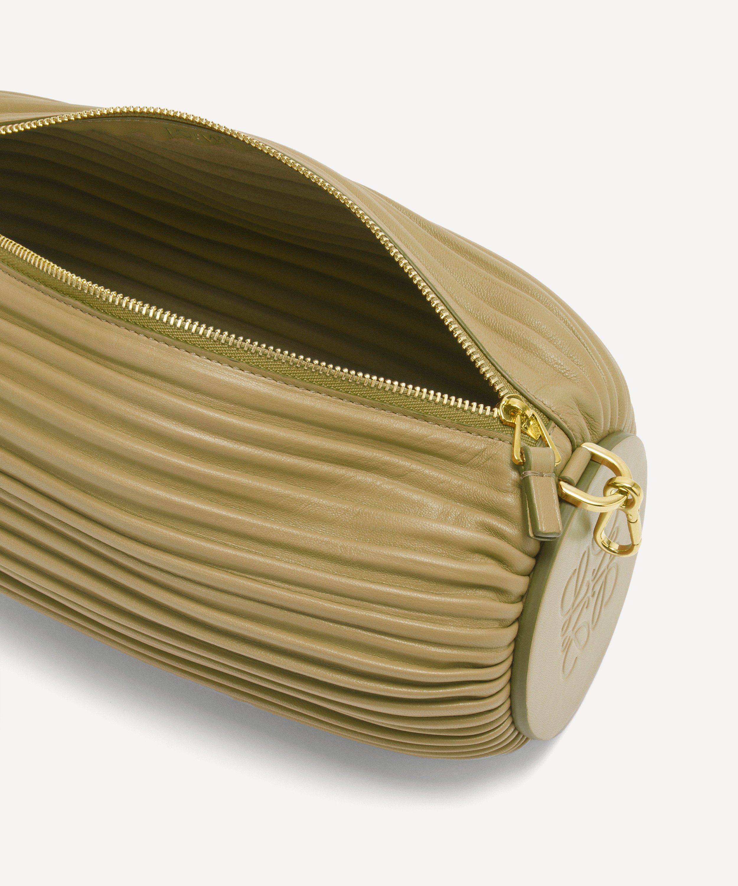 Loewe x Paula's Ibiza Pleated Leather Bracelet Pouch Bag | Liberty