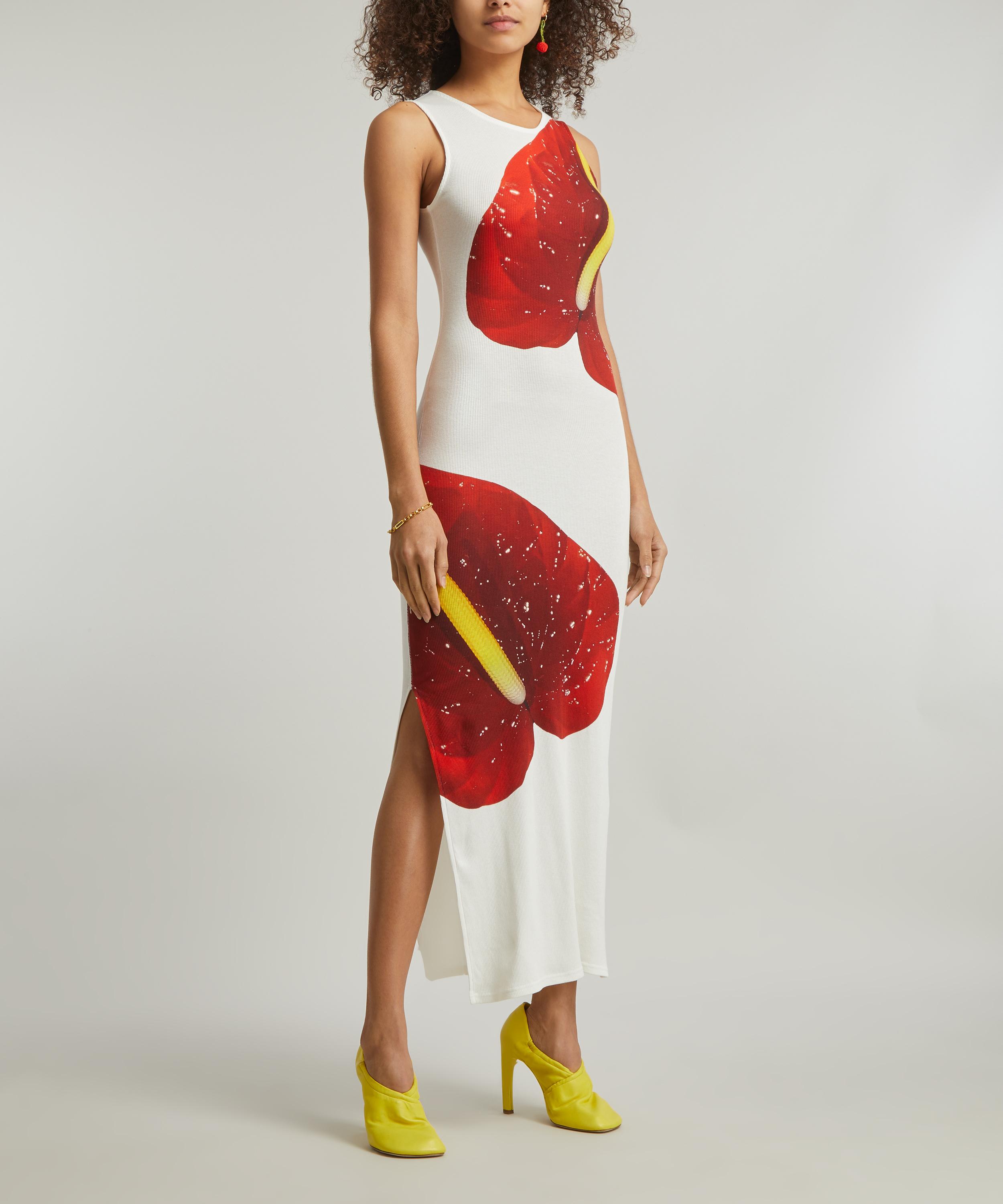 Loewe - Anthurium Ribbed Jersey Tank Dress image number 2