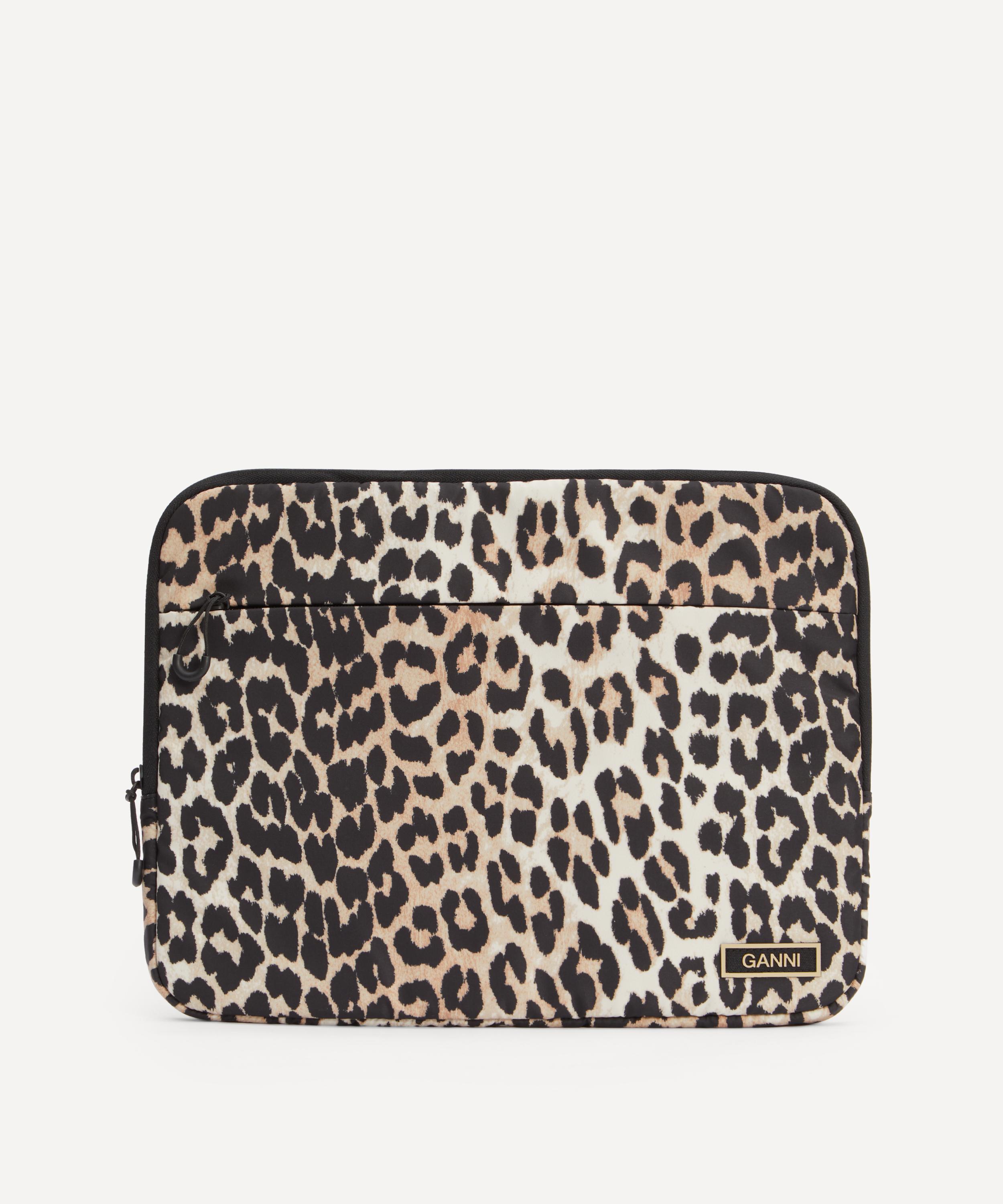 Ganni - 13” Leopard Laptop Sleeve image number 0