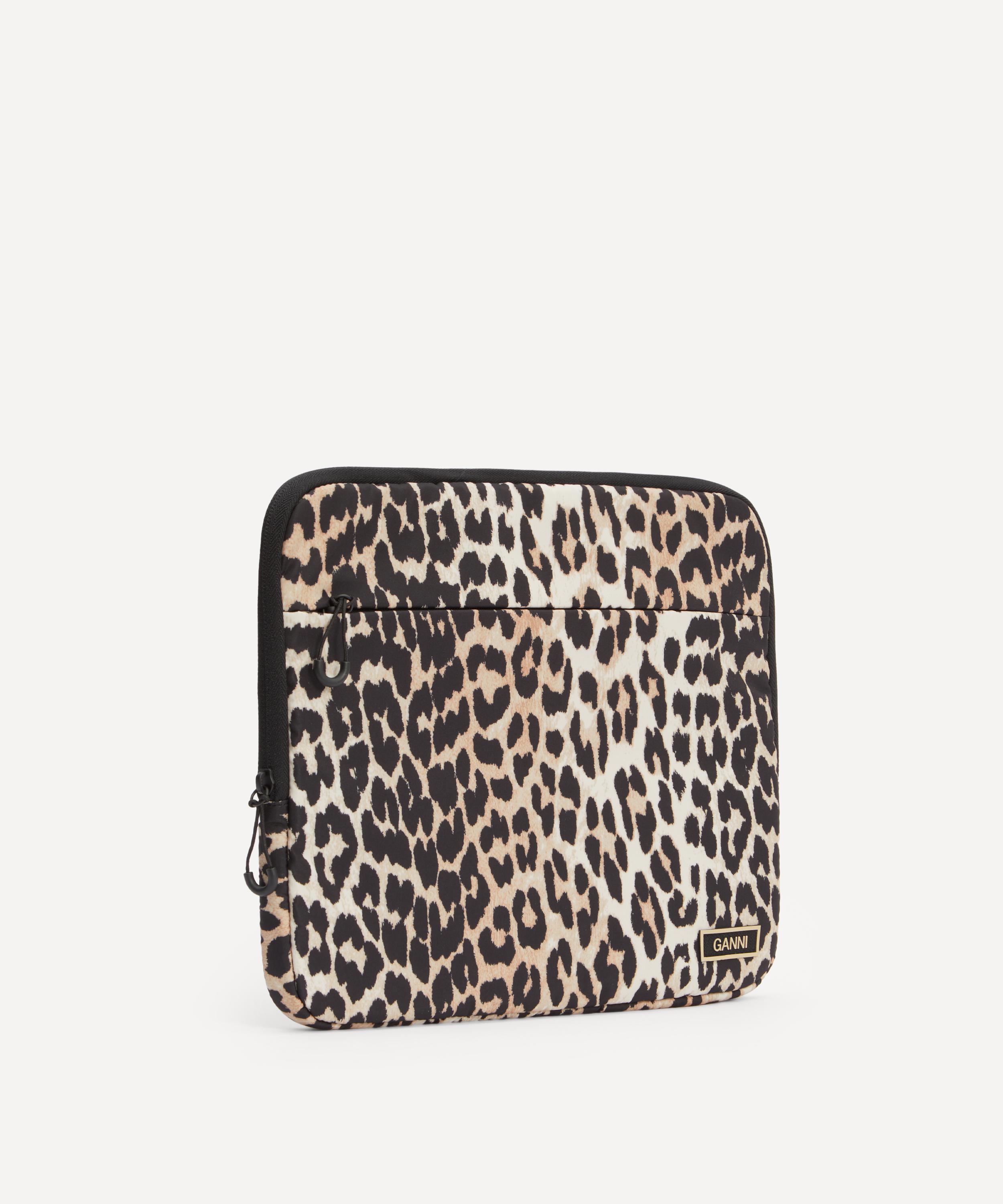 Ganni - 13” Leopard Laptop Sleeve image number 1