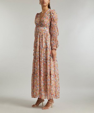 byTiMo - Chiffon Tiered Maxi-Dress image number 2