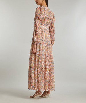 byTiMo - Chiffon Tiered Maxi-Dress image number 3