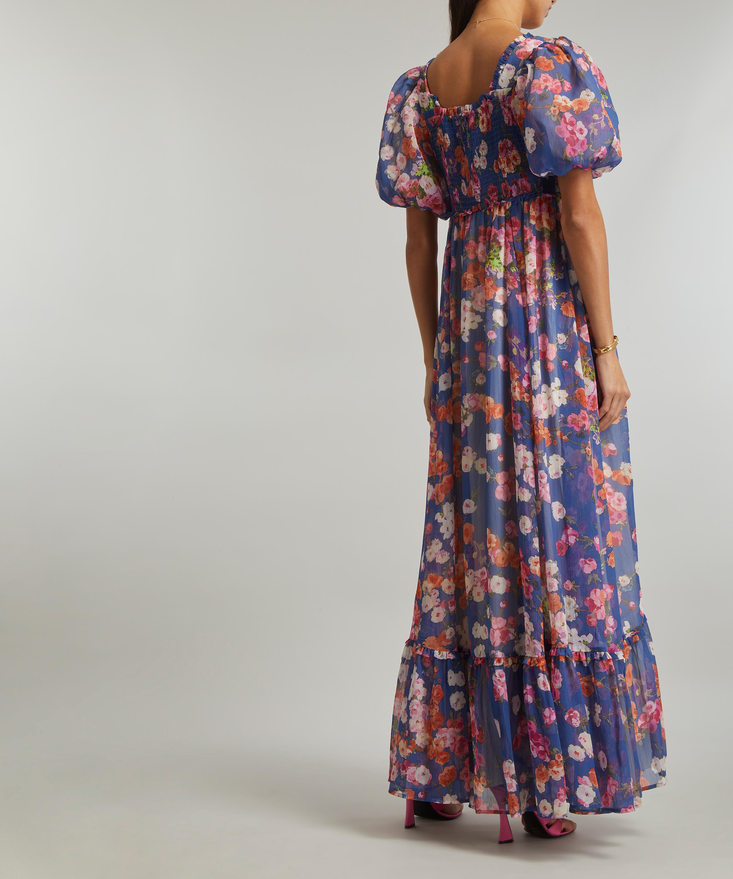 byTiMo - Chiffon Puffed Maxi-Dress image number 3