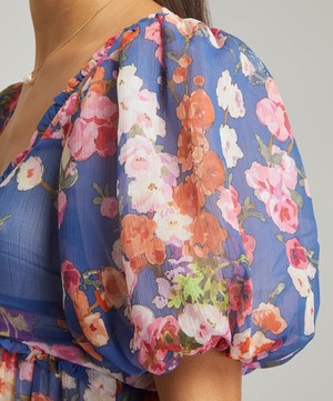byTiMo - Chiffon Puffed Maxi-Dress image number 4