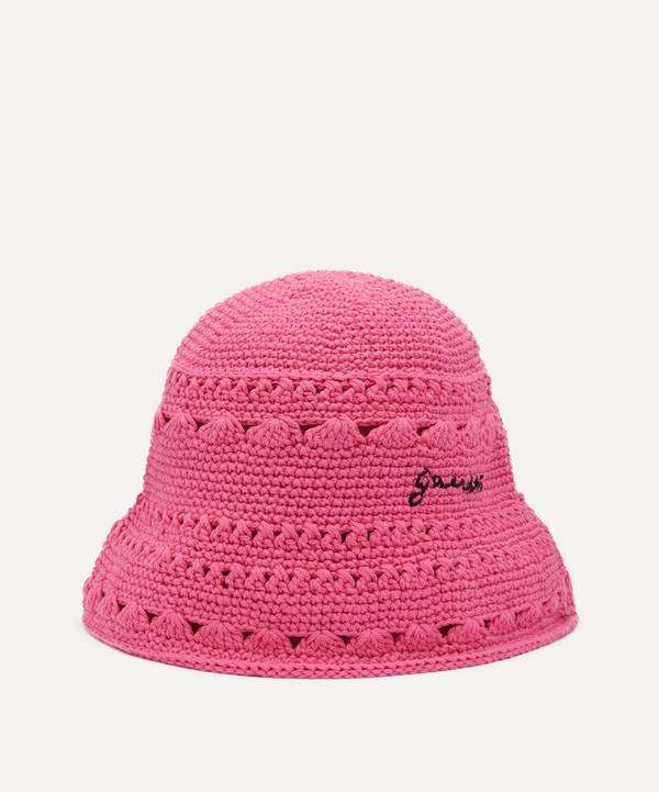 Ganni - Crochet Bucket Hat image number 0