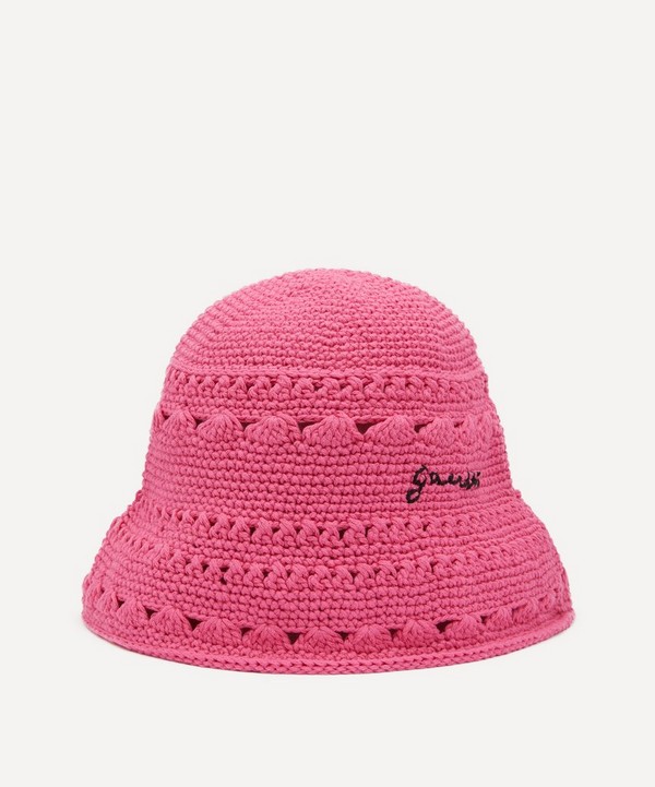 Ganni - Crochet Bucket Hat image number null