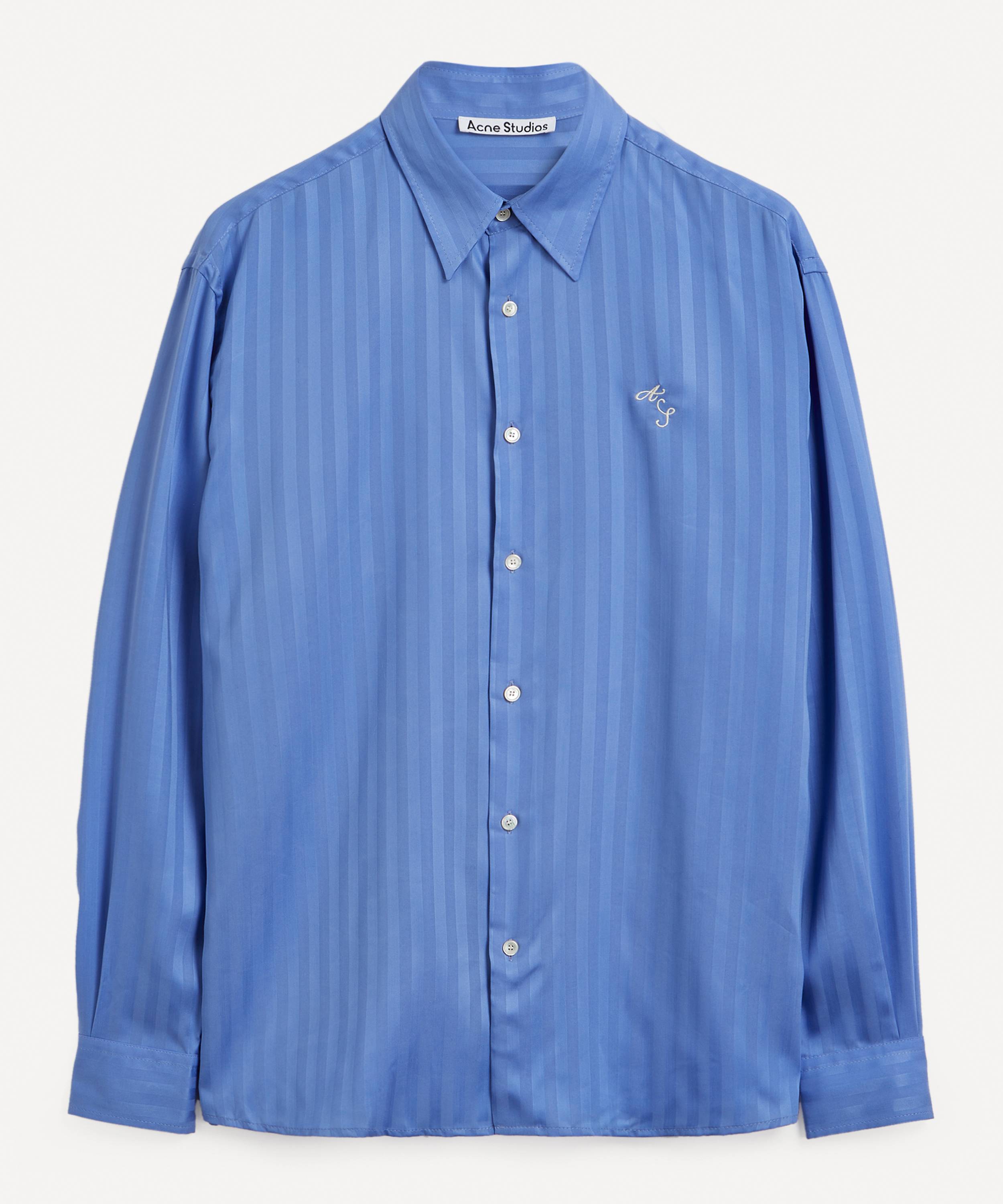 Acne Studios Striped Button-Up Shirt | Liberty