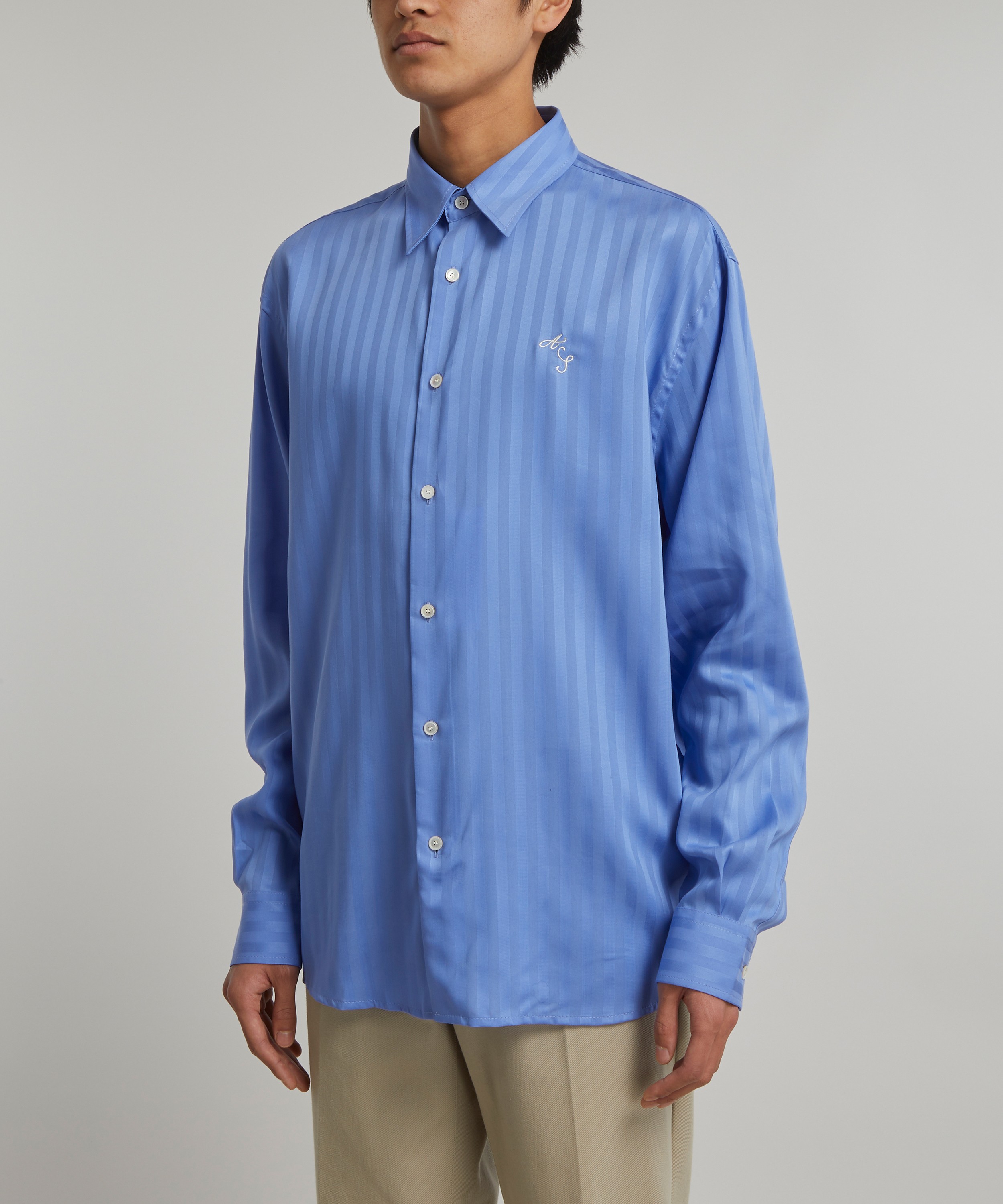 Acne Studios Liur Stripe Button Down store Shirt Size 36