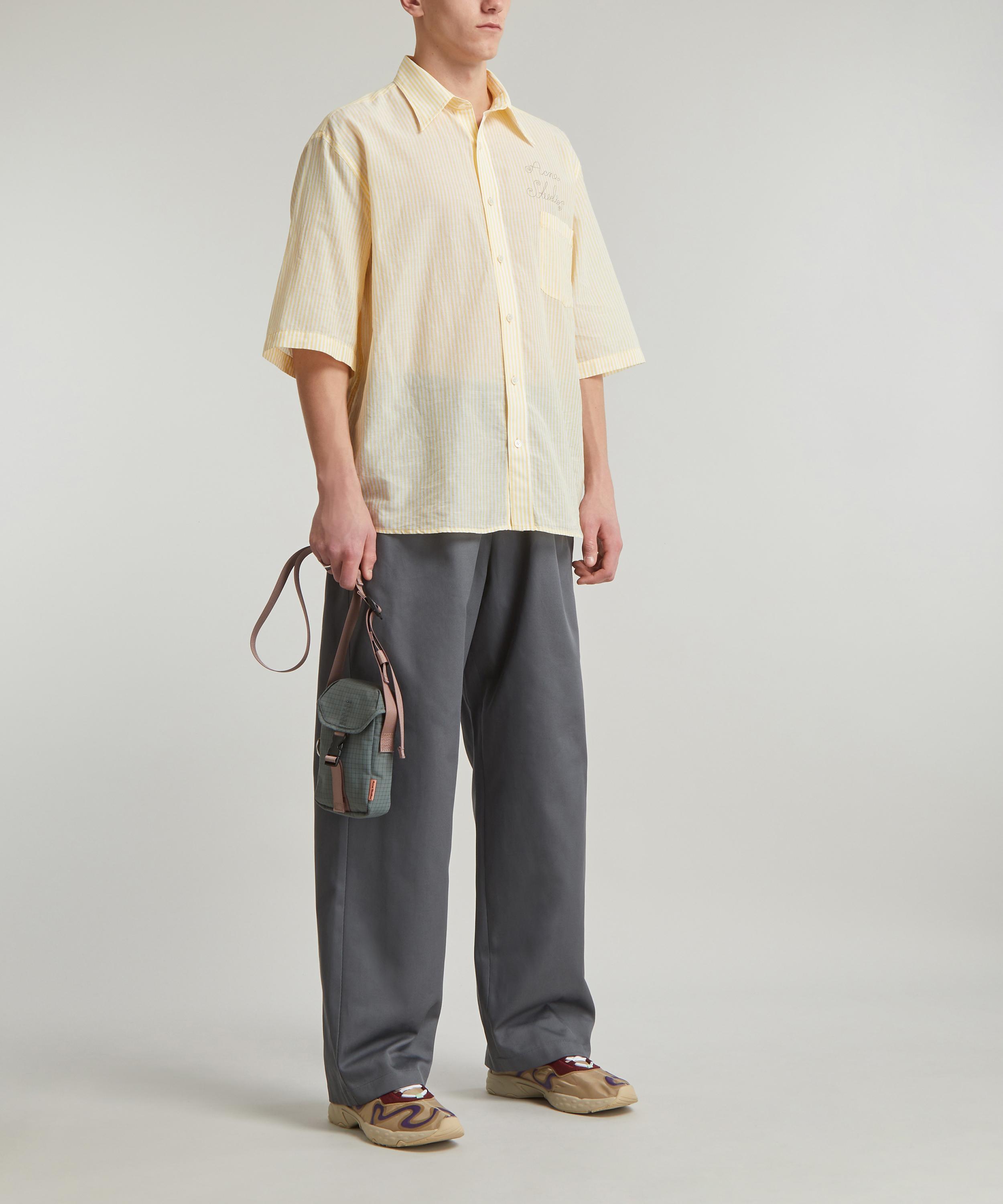 Acne Studios - Graphite-Grey Cotton Trousers image number 1