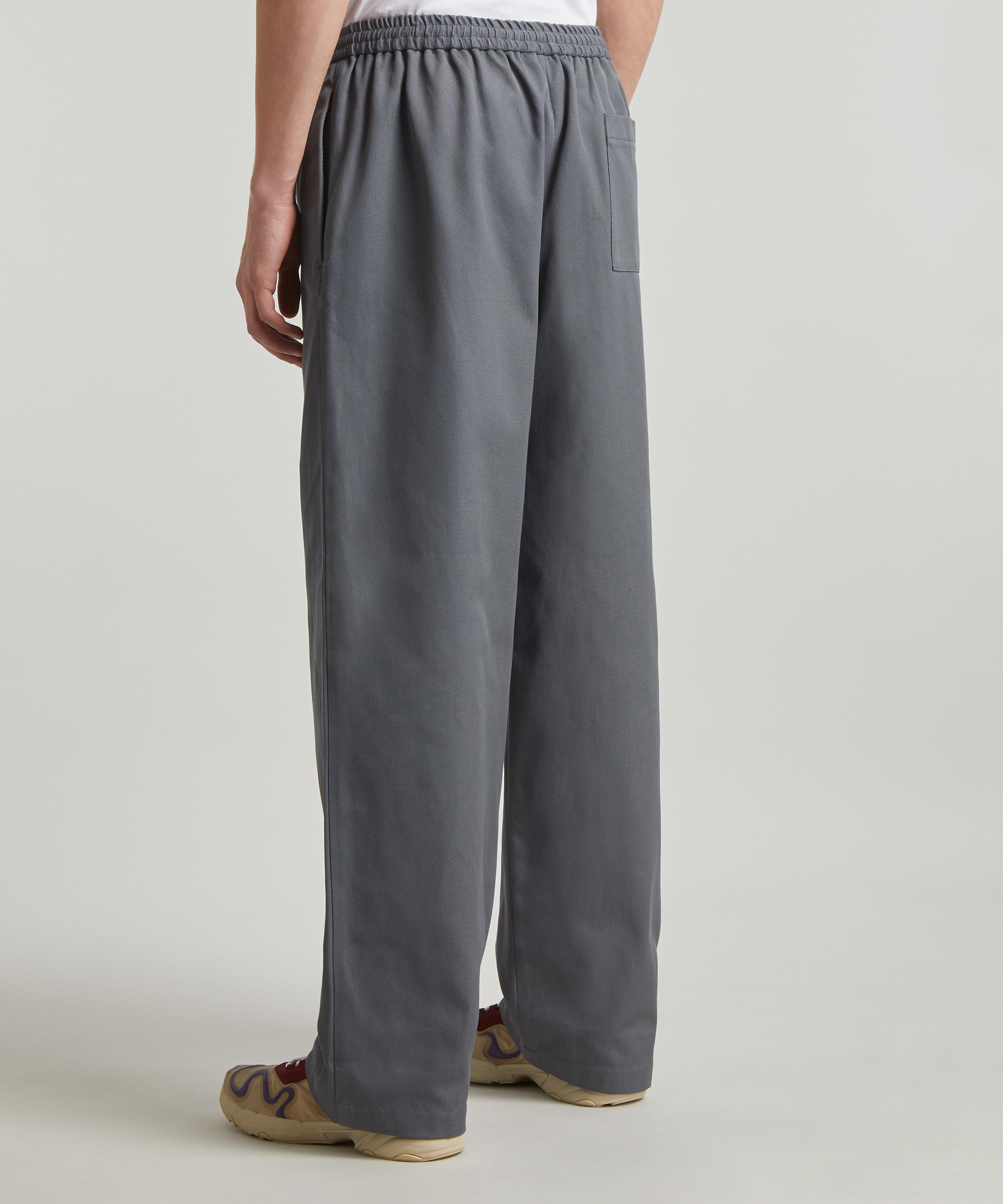 Acne Studios - Graphite-Grey Cotton Trousers image number 3