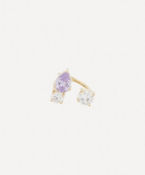 Completedworks - 14ct Gold-Plated CZ Trio Ring image number 0