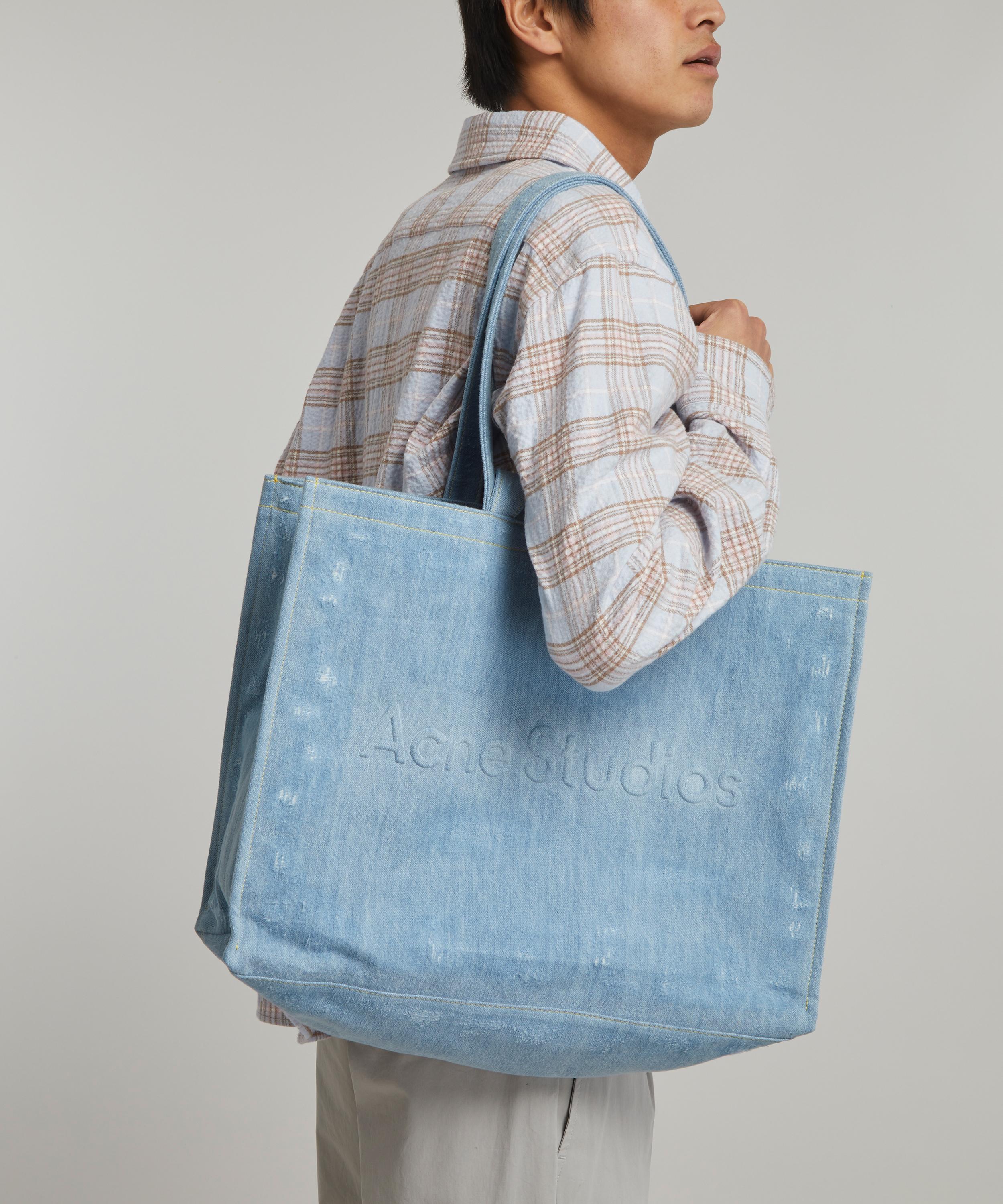 Denim Logo Tote Bag