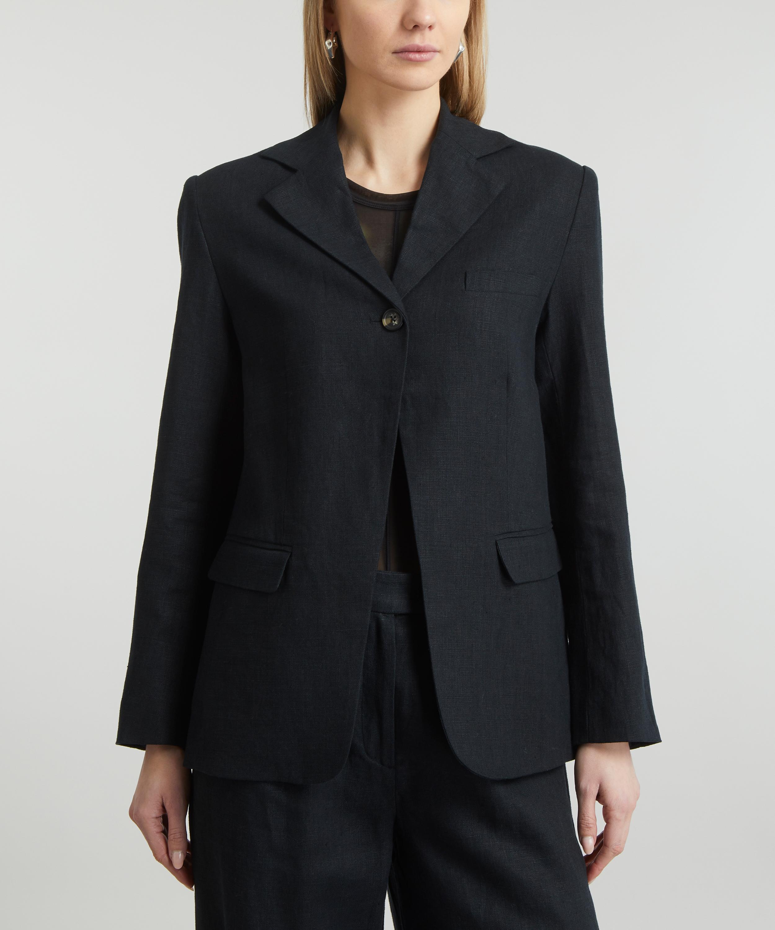 Aligne - Harrison Boxy Linen Blazer image number 2