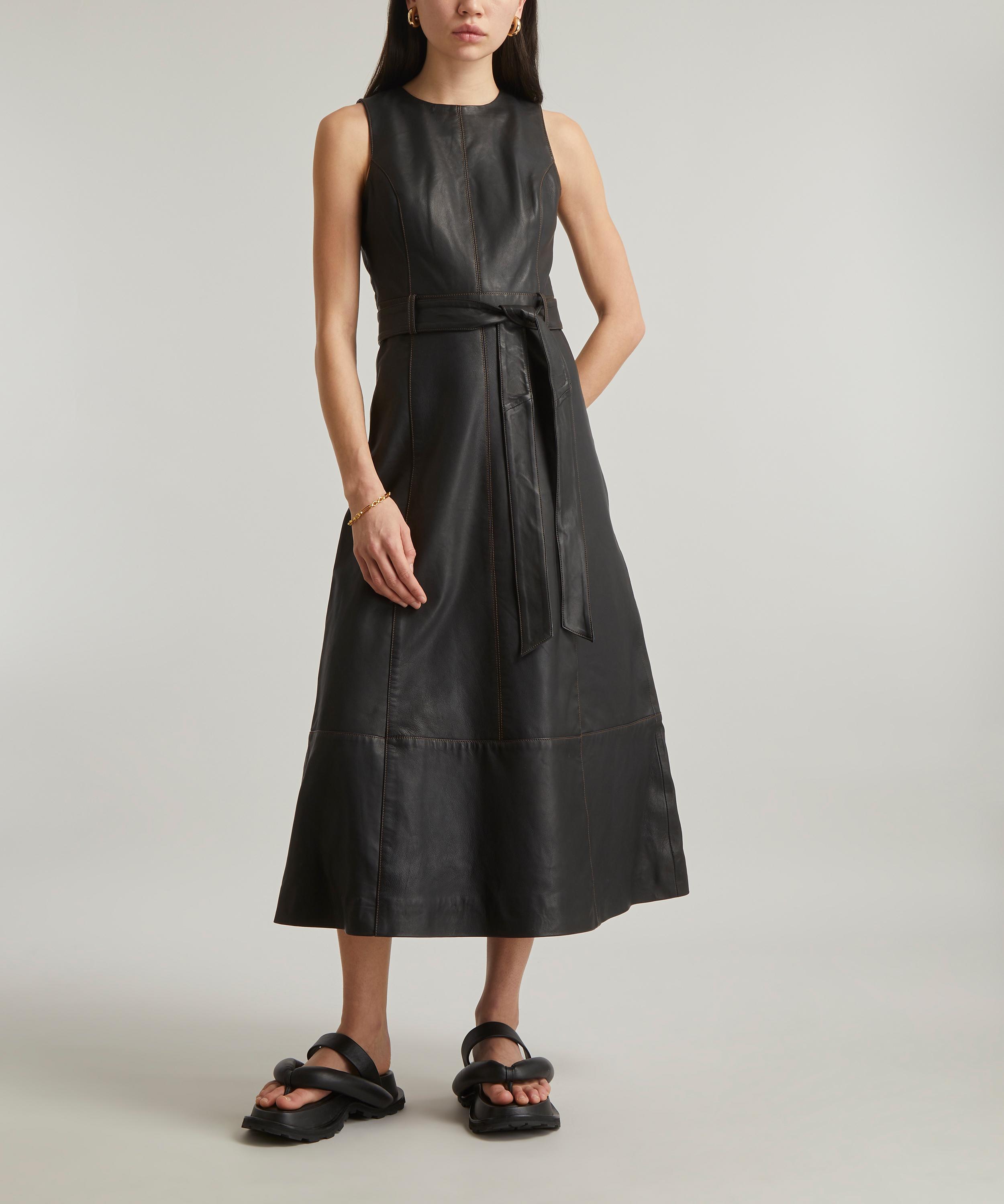 Aligne - Harbour Sleeveless Leather Dress image number 2
