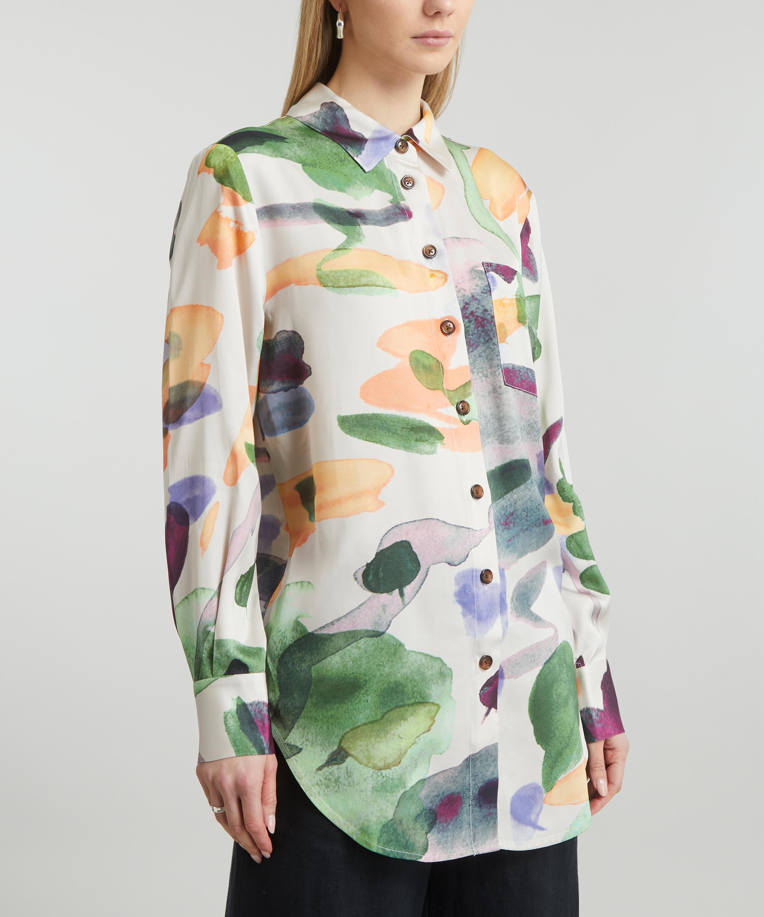 Aligne - Farley Oversized Abstract Paint Shirt image number 2