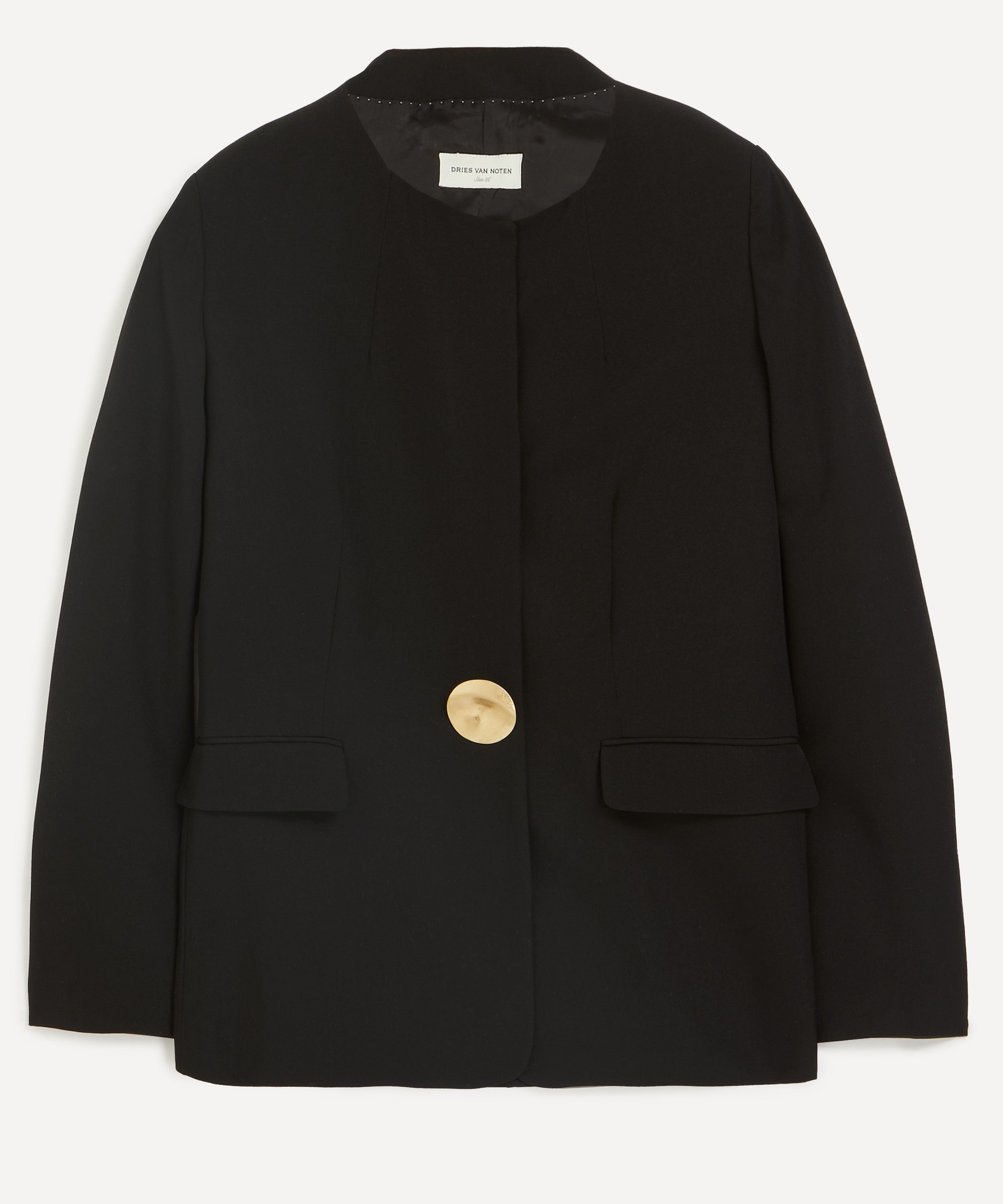 Engravable Coat and Jacket Buttons: Vermeil Plain Blazer Button