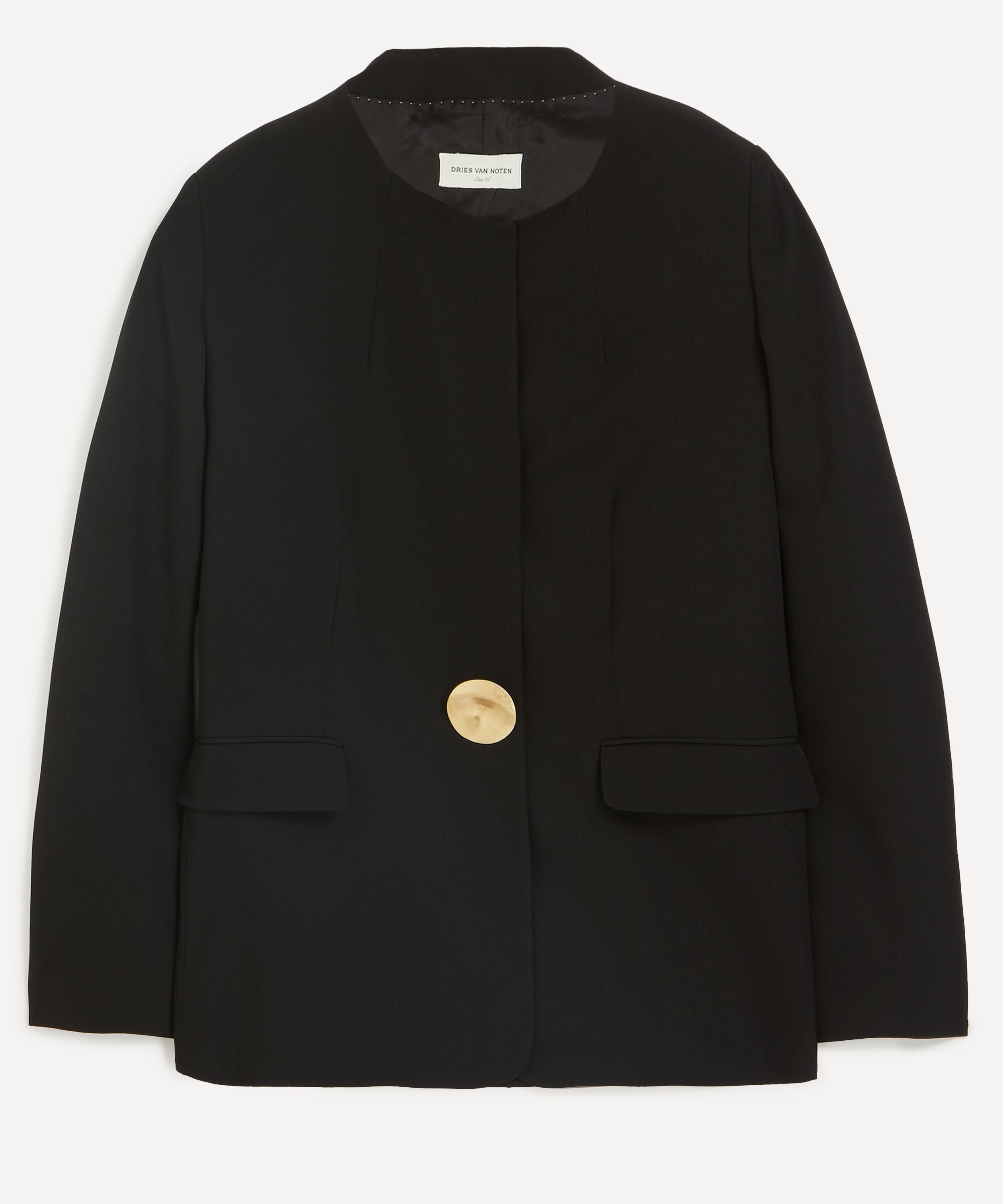 Dries Van Noten - Jewel-Button Double-Breasted Blazer image number 0