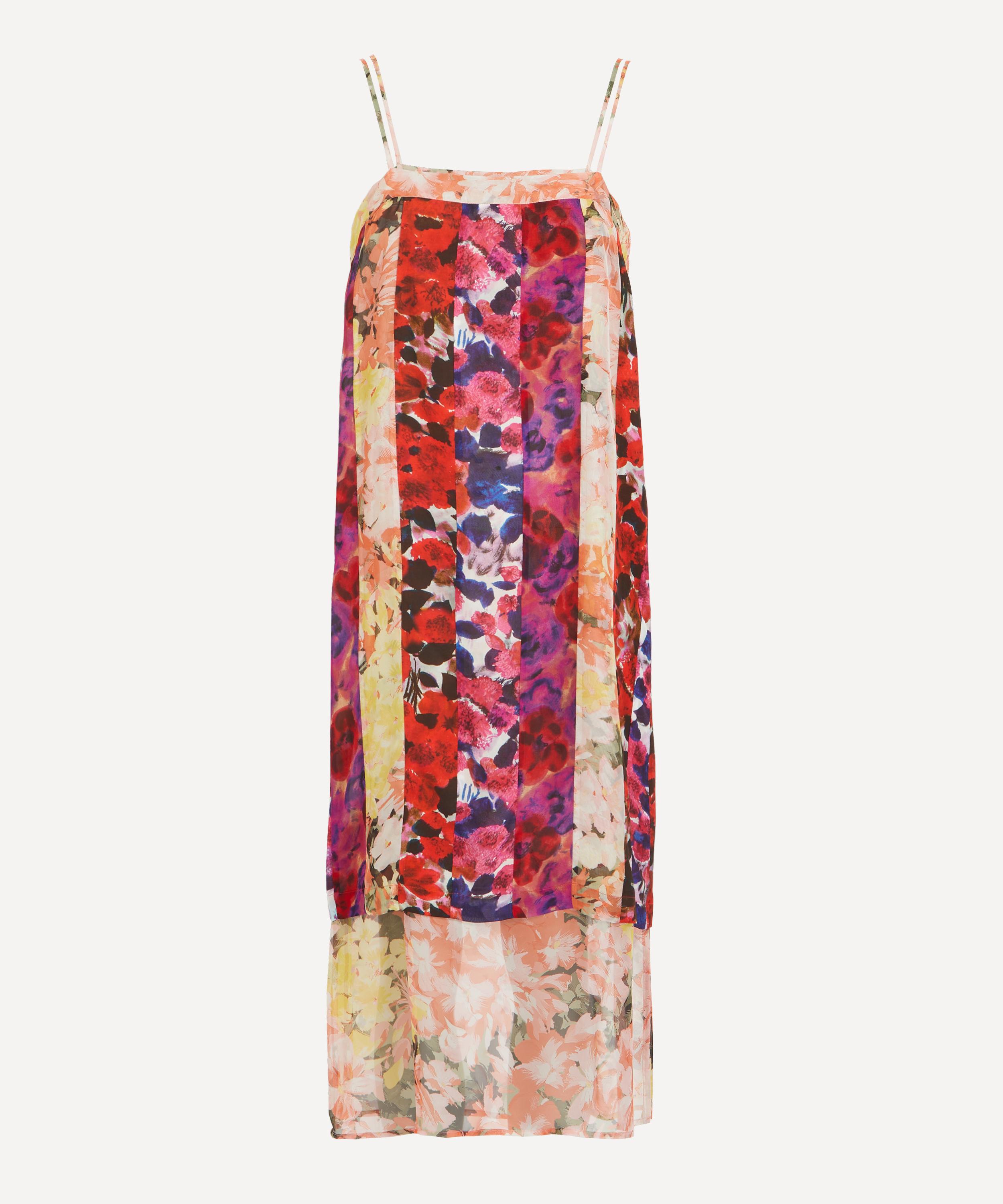 Dries Van Noten - Dastra Floral Patchwork Dress image number 0