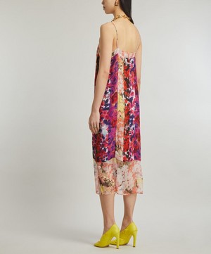 Dries Van Noten - Dastra Floral Patchwork Dress image number 3