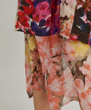 Dries Van Noten - Dastra Floral Patchwork Dress image number 4