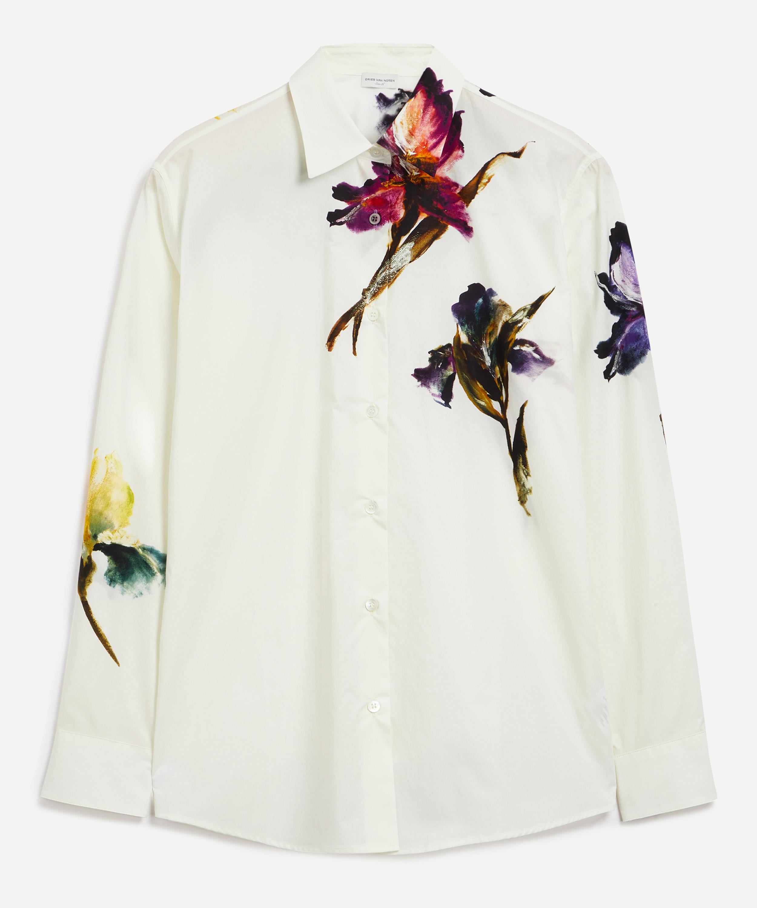 Dries Van Noten Clavelly Floral Cotton Shirt | Liberty