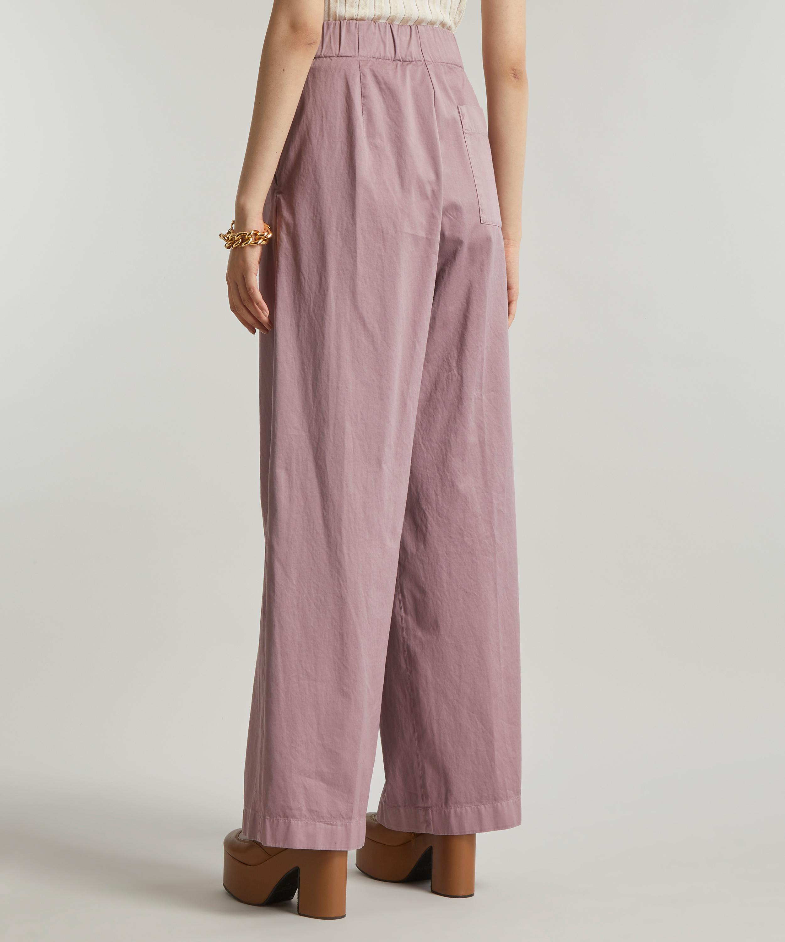 Dries Van Noten - Pila Wide-Leg Elasticated Trousers image number 3