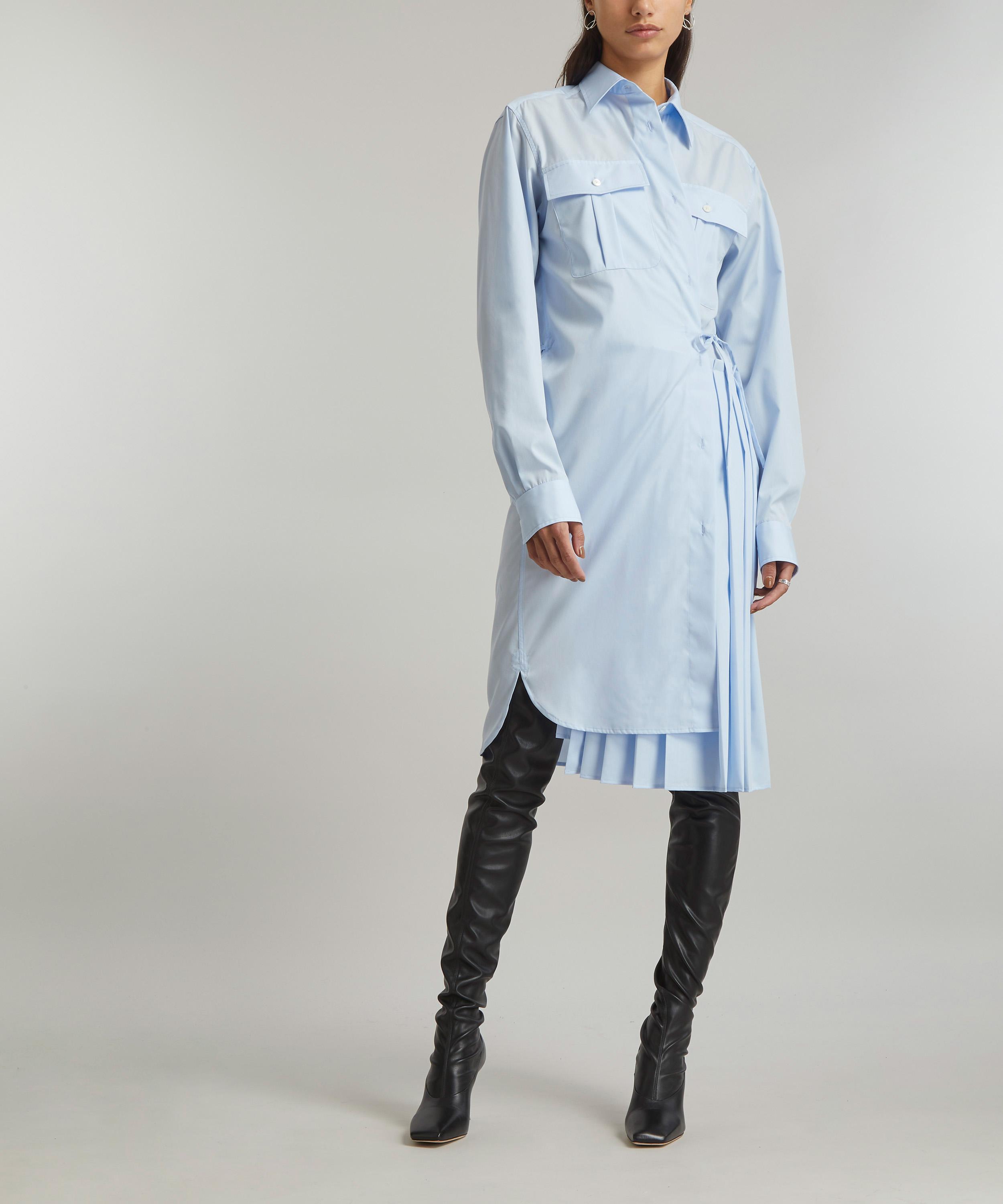 Dries Van Noten Dola Asymmetric Wrap Shirtdress | Liberty